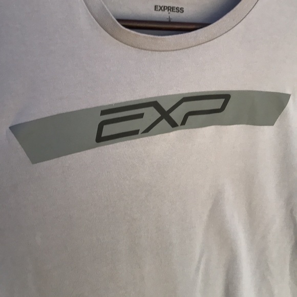 Express Men’s Sz L Gray Super Soft Short Sleeve Tee - Picture 2 of 7